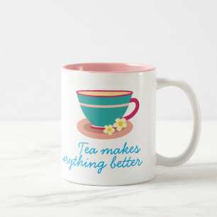 Tasse 2 Couleurs Thé chamomile pour les amateurs de thé