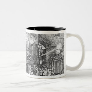 Tasse 2 Couleurs The Times, plat I, 1762