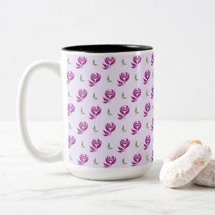 Tasse 2 Couleurs Thème ambiance jardin de roses