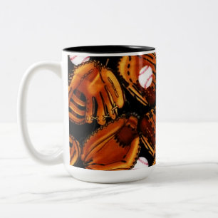 Tasse 2 Couleurs Thème De Baseball