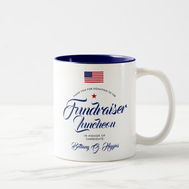 Tasse 2 Couleurs Thème patriotique | Style politique (Droit)
