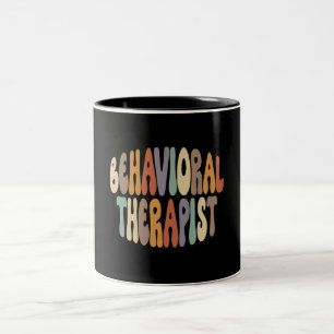 Tasse 2 Couleurs Thérapeute comportementale Fière Profession profes