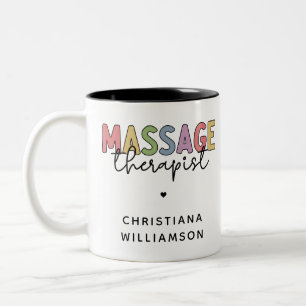 Tasse 2 Couleurs Thérapeute de massage sur mesure Offres de masso