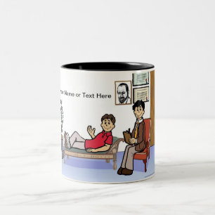 Tasse 2 Couleurs Thérapeute personnalisée, Conseiller - Cartographi