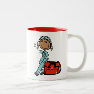 Tasse 2 Couleurs Thérapeute respiratoire féminin ou EMT