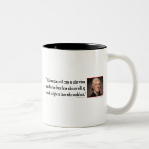 Tasse 2 Couleurs Thomas Jefferson