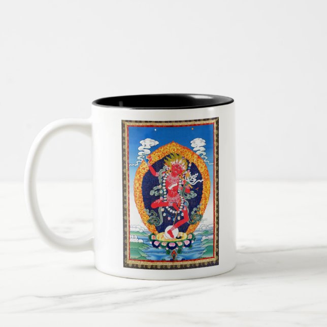 Tasse 2 Couleurs Tibétain Thangka Vajravarahi (Gauche)