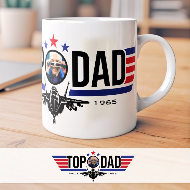 Tasse 2 Couleurs Top Papa | FÊTE DES PÈRES (Créateur téléchargé)