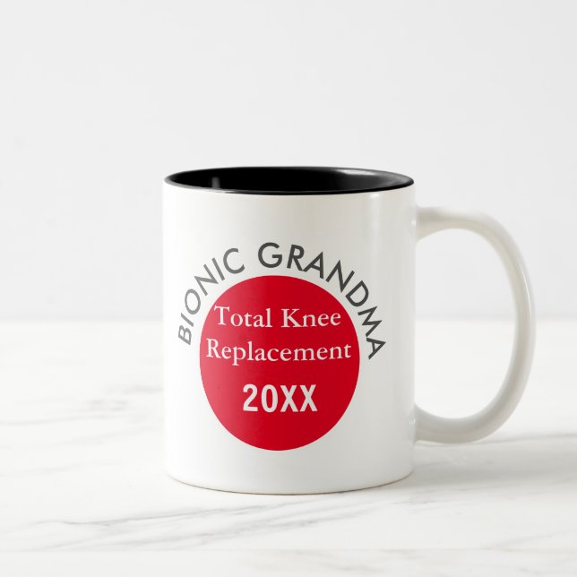 Tasse 2 Couleurs Top pick ! Bouton bionique GRANDMA (remplacement d (Droit)
