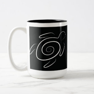 Tasse 2 Couleurs Tortue de mer verte d'Hawaï