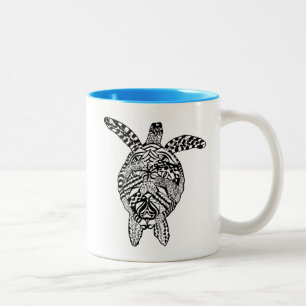 Tasse 2 Couleurs Tortue de style