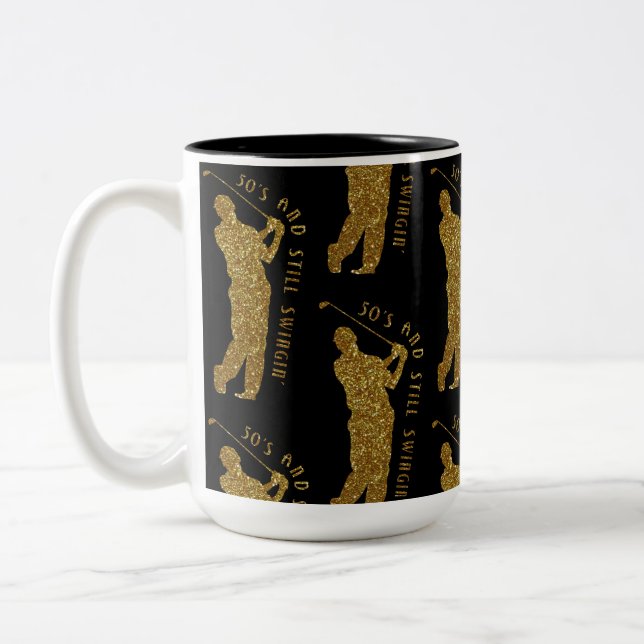 Tasse 2 Couleurs Toujours Swingin' Golfers 50 À 59 (Gauche)