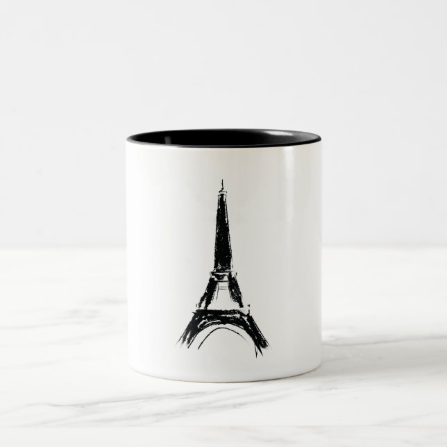 Tasse 2 Couleurs Tour Eiffel (Centre)