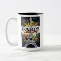 Tour Eiffel Paris France Poster Vintage voyage