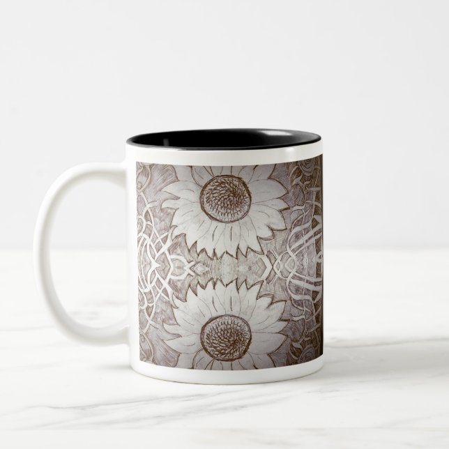 Tasse 2 Couleurs tournesol à la maison (Gauche)