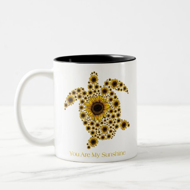 Tasse 2 Couleurs Tournesol Tortue (Gauche)
