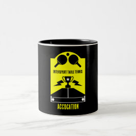 Tasse 2 Couleurs Tournoi de tennis de table
