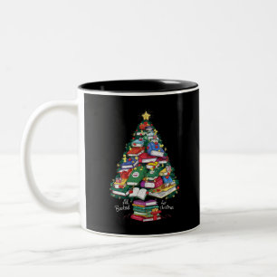 Tasse 2 Couleurs Tous Réservés Pour Noël Livre Xmas