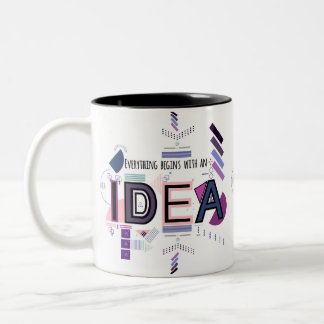 Tasse 2 Couleurs Tout commence par une idée