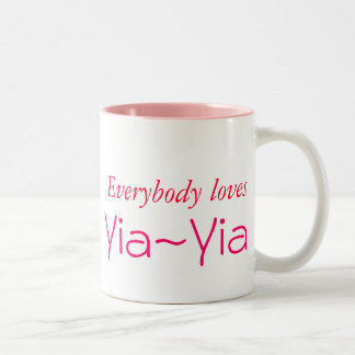 Tasse 2 Couleurs Tout le monde aime, Yia~Yia