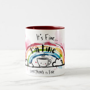 Tasse 2 Couleurs Tout va bien, tout va bien