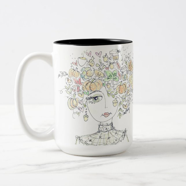 Tasse 2 Couleurs "Toutes les choses tombent" (Gauche)