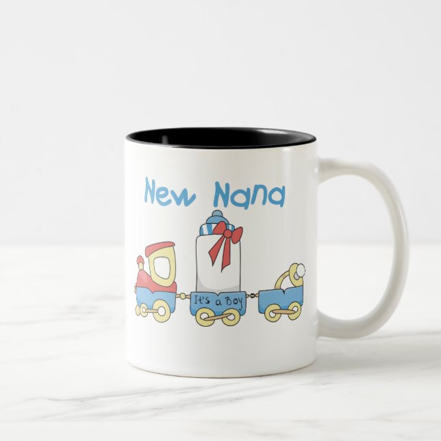 Tasse 2 Couleurs Train nouvelle Nana c'est un garçon (Droit)