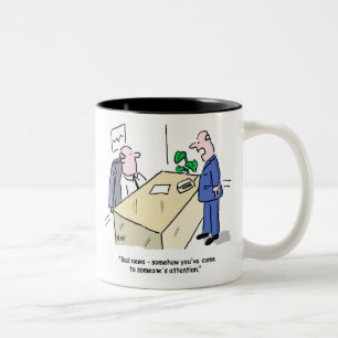 Tasse 2 Couleurs Travailleur de bureau amusant