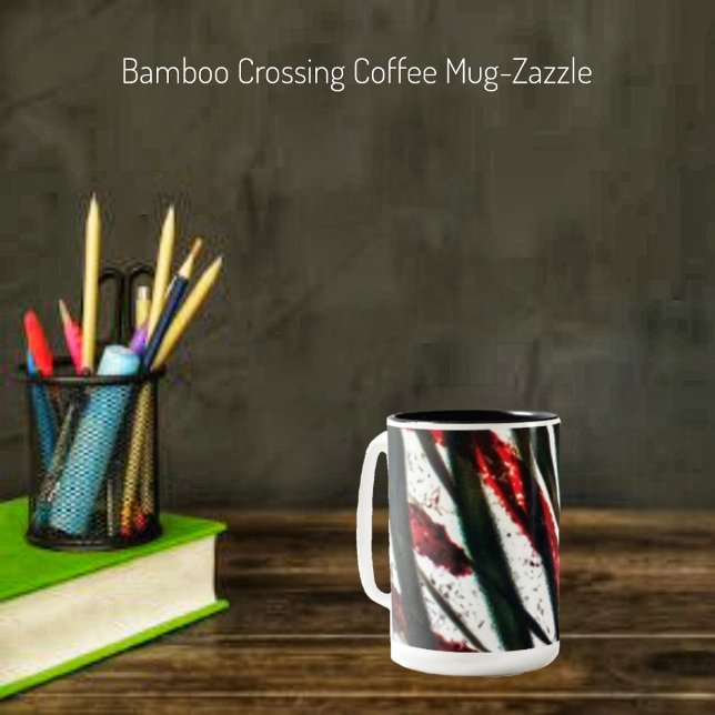 Tasse 2 Couleurs Traversée en bambou (Créateur téléchargé)