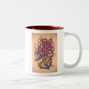 Tasse 2 Couleurs Tremblent mon poulpe Tatto de l'âme
