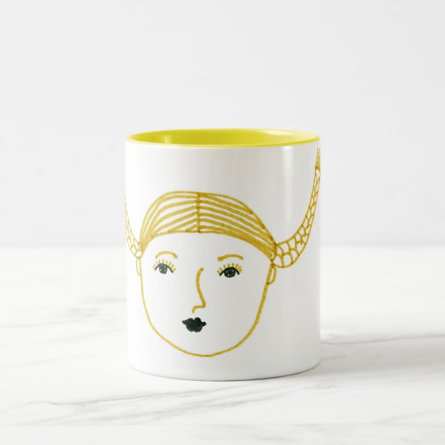 Tasse 2 Couleurs Tresses (Centre)