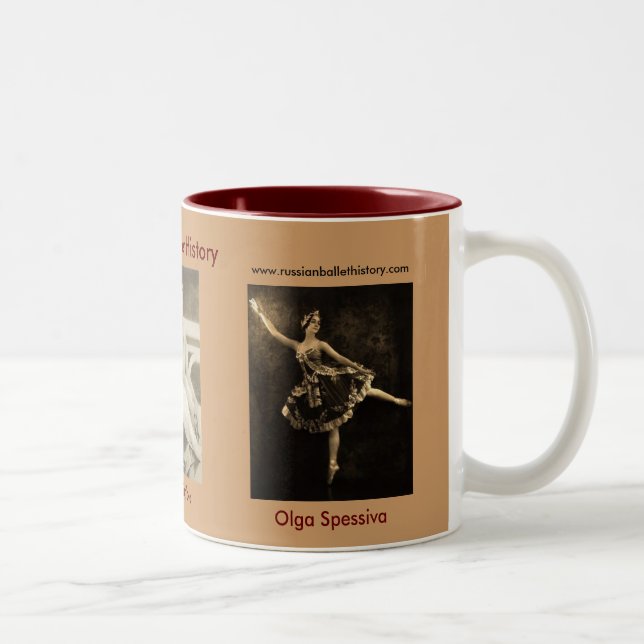 Tasse 2 Couleurs Trio de Russes de ballets des danseurs (Droit)