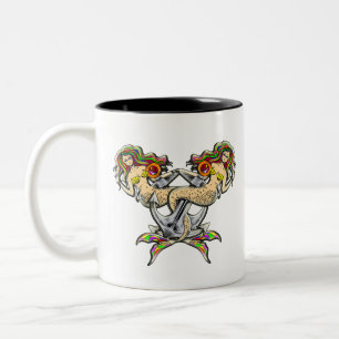 Tasse 2 Couleurs Tristes sirènes à l'ancre