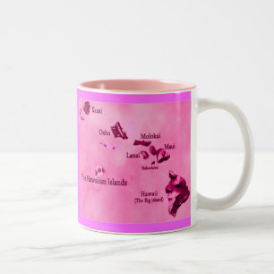 Tasse 2 Couleurs Tropical hawaïen