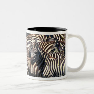 Tasse 2 Couleurs Troupeau de zèbres