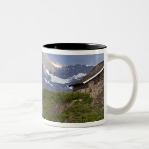 Tasse 2 Couleurs Troupeaux de chevaux traversant un pont au-dessus