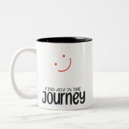 Tasse 2 Couleurs Trouvez la joie dans le voyage