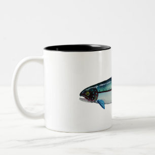 Tasse 2 Couleurs Truite à tête d'acier; Musique