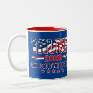 Tasse 2 Couleurs Trump 2020 Le meilleur est encore à venir