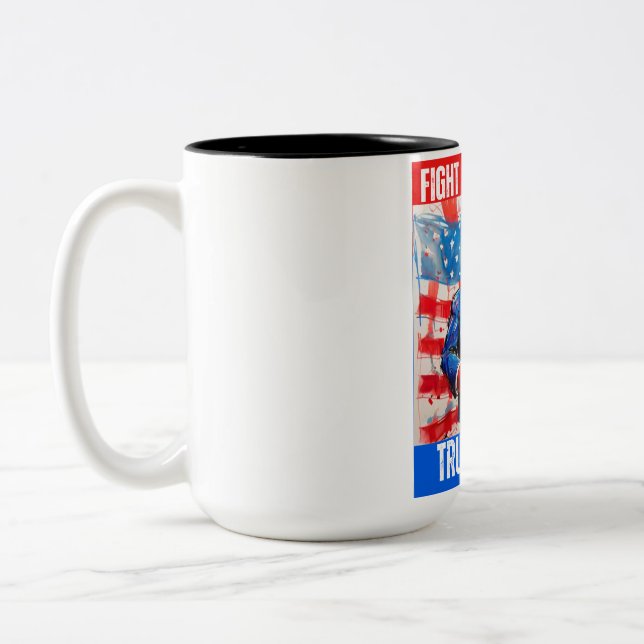 TASSE 2 COULEURS TRUMP 2024 COMBAT (Gauche)
