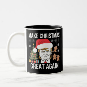 Tasse 2 Couleurs Trump 2024, une nouvelle grande élection pour Noël