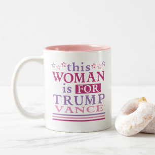 Tasse 2 Couleurs Trump Vance - cette femme est pour