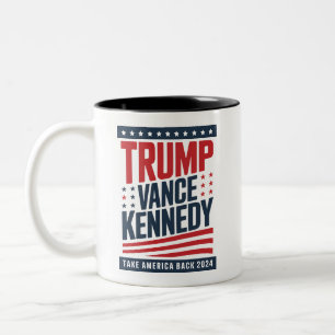 Tasse 2 Couleurs Trump Vance Kennedy reprenons l'Amérique 2024