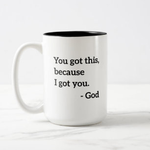 Tasse 2 Couleurs Tu As Ce Parce Que Je T'Ai...