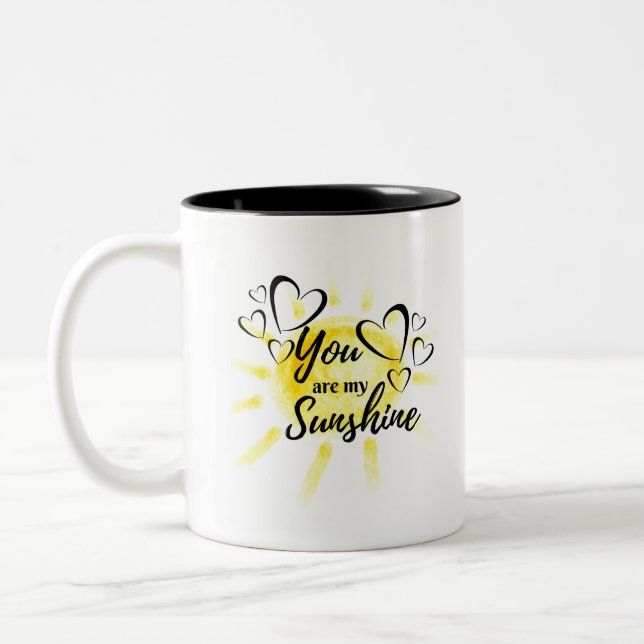 Tasse 2 Couleurs Tu Es Mon Coeur Soleil (Gauche)