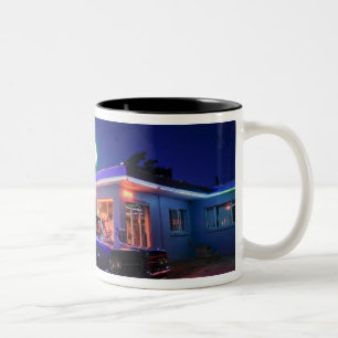 Tasse 2 Couleurs Tucumcari, Nouveau-Mexique, États-Unis. Route 66 2