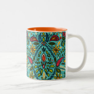 Tasse 2 Couleurs turquoise d'aziza