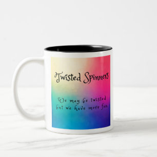 Tasse 2 Couleurs Twister Spinners a plus de plaisir