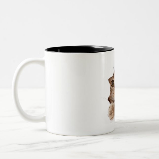 Tasse 2 Couleurs Typographie Cool simple et moderne (Gauche)