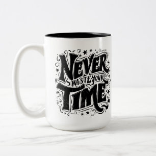 Tasse 2 Couleurs Typographie motivationnelle
